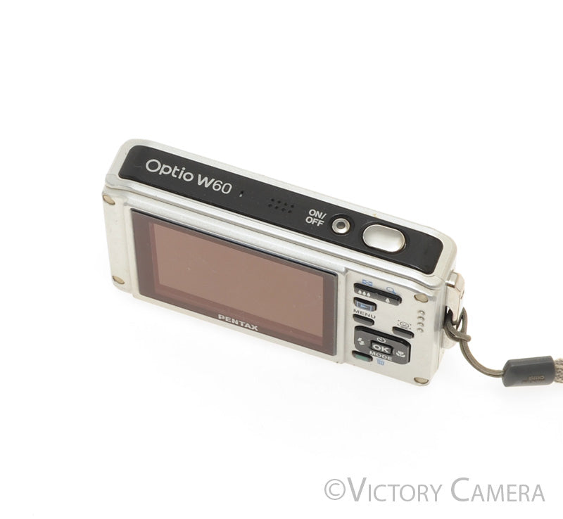 Pentax Optio W60 Blue 10MP Digital Point and Shoot Camera [EXC] - Victory Camera
