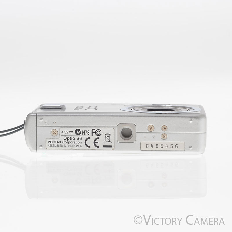 Pentax Optio S6 6mp Digital Point & Shoot Camera [EXC+] image 4