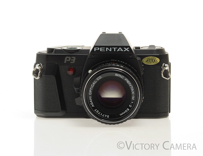 Pentax P3 35mm Film Camera w/ 50mm f2 Prime Lens [EXC] - Victory Camera