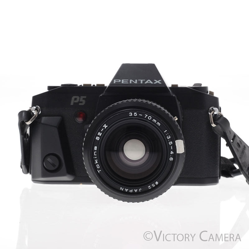 Pentax P5 Black 35mm Film Camera w/ 35-70mm Zoom Lens [EXC] - Victory Camera