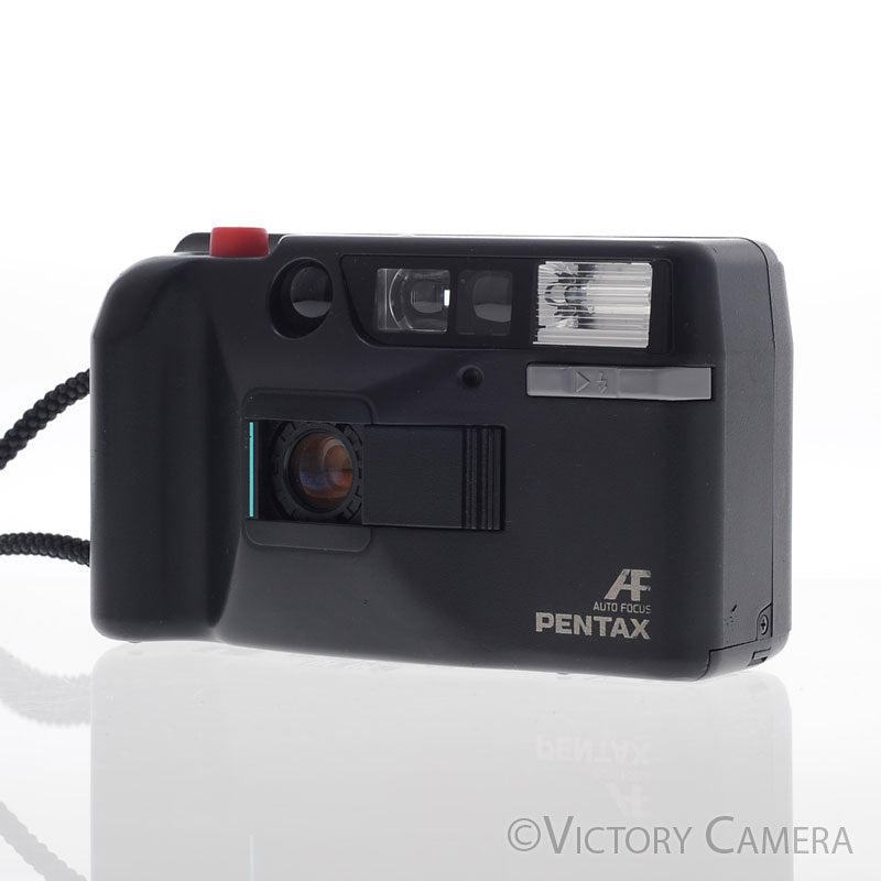 Pentax PC-303 Black 35mm Point & Shoot Camera w/ 35mm f4.5 Lens [EXC] - Victory Camera