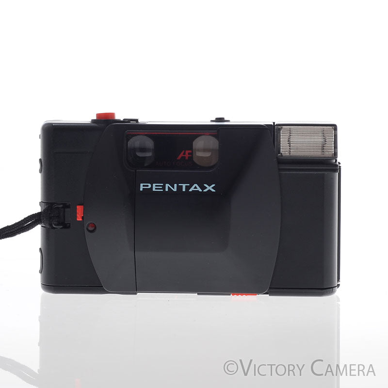 Pentax PC35 AF Black 35mm Point & Shoot Film Camera w/ 35mm f2.8 Lens [EXC] - Victory Camera