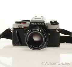 Pentax Program Plus Chrome 35mm Film Camera w/ 50mm f2 Prime Lens [EXC