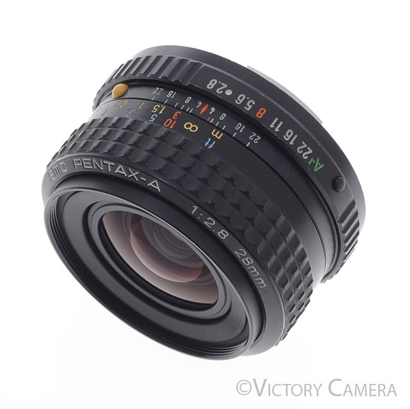Pentax Pentax-A SMC 28mm f2.8 K Mount Wide Angle Prime Lens [EXC+] - Victory Camera