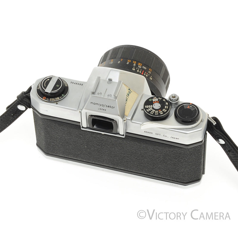 Pentax Spotmatic Chrome 35mm Camera 50mm f1.4 Lens -No Meter-  [EXC] - Victory Camera