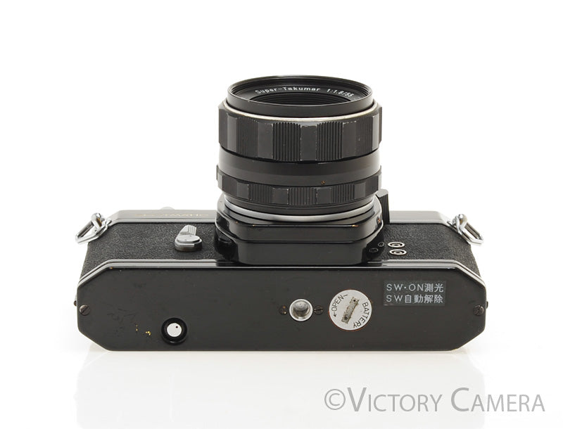 Pentax Spotmatic SP Black 35mm Film Camera 55mm f1.8 Lens -no meter- [