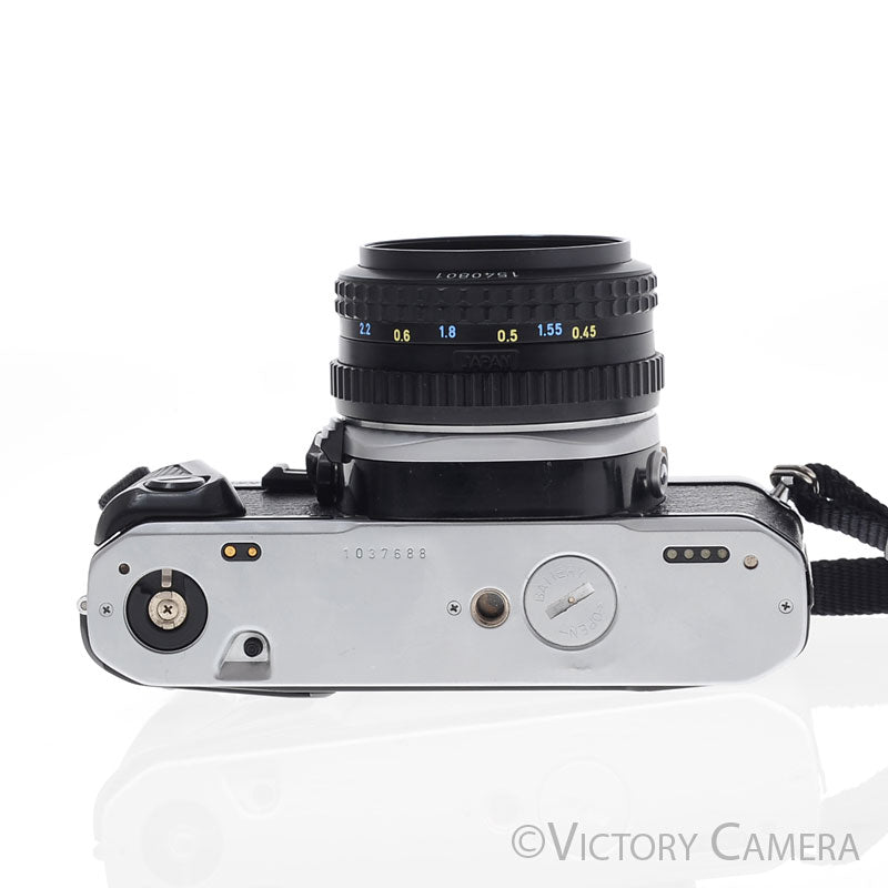 Pentax Super Program Chrome 35mm Film Camera w/ 50mm F1.7 Lens [EXC+] - Victory Camera