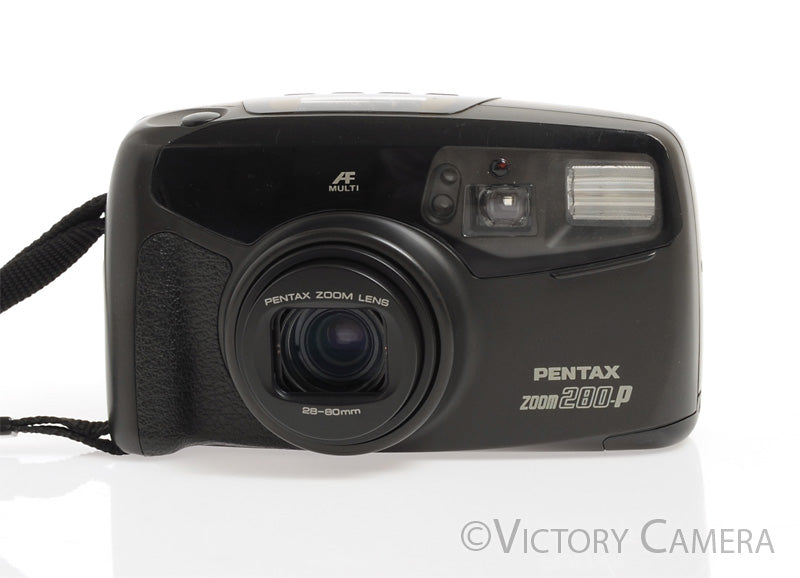 Pentax Zoom 280-P 35mm Point & Shoot Camera w/ Remote - Victory Camera
