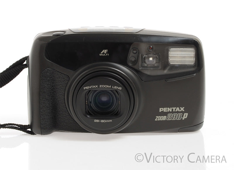 Pentax Zoom 280-P 35mm Point &amp; Shoot Camera w/ Remote - Victory Camera