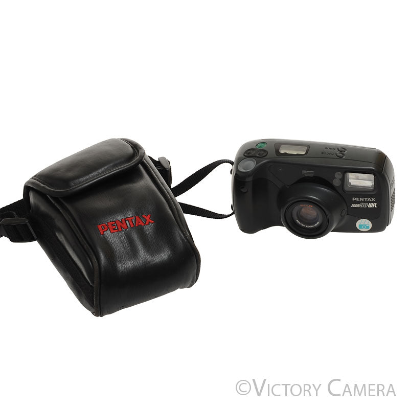 Pentax Zoom 90 WR 35mm Point & Shoot FILM Camera w/ 38-90mm Lens [EXC] - Victory Camera