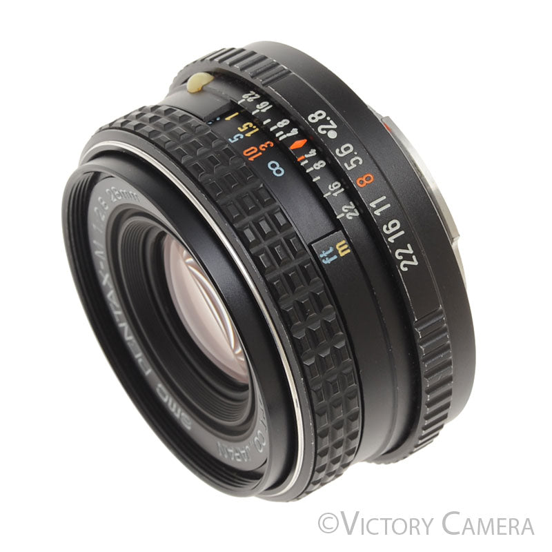 Pentax-M SMC 28mm f2.8 K Mount Wide Angle Prime Lens [EXC] - Victory Camera