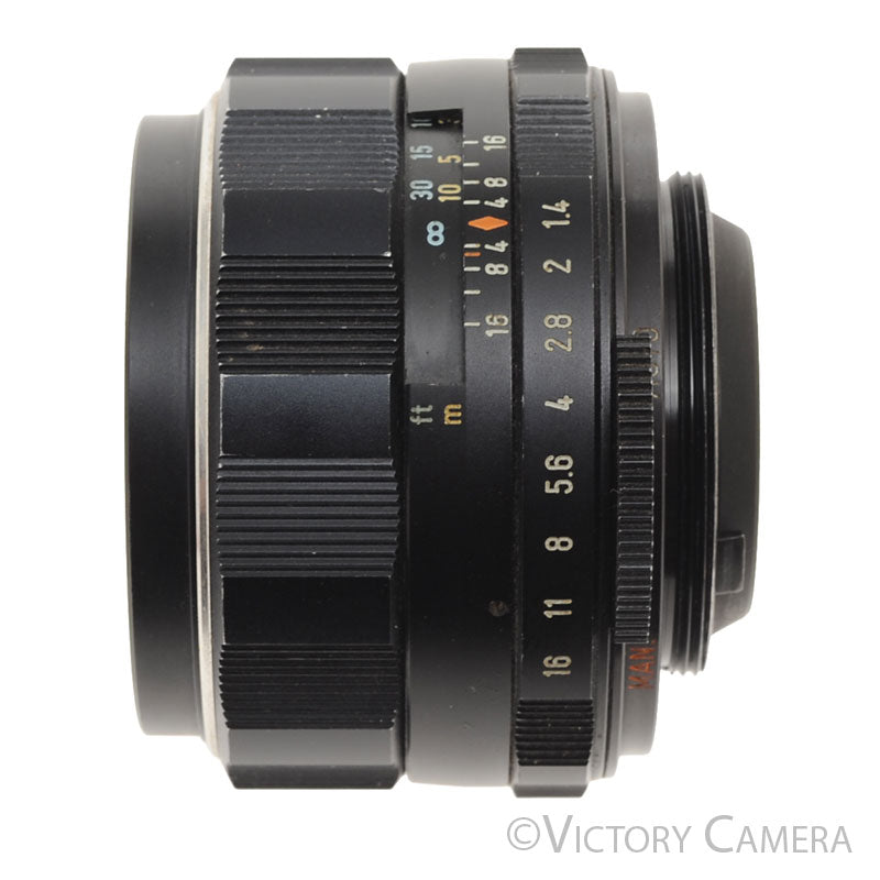 Pentax Super-Takumar 50mm f1.4 M42 Screw Mount Thorium Glass Lens [GOOD] - Victory Camera