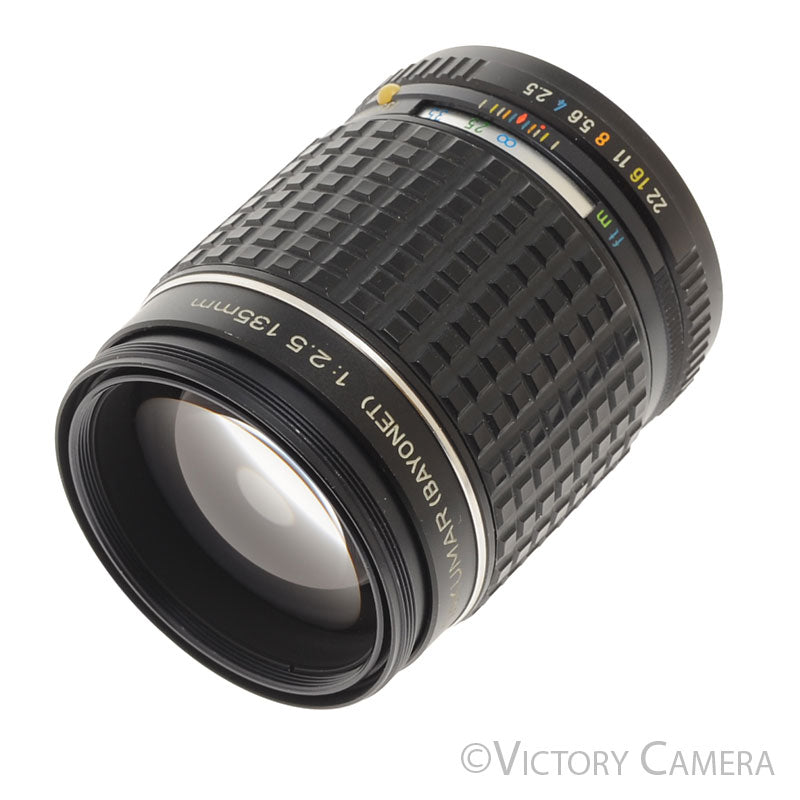 Pentax Takumar (Bayonet) 135mm f2.5 Telephoto Prime Lens for K Mount [EXC] - Victory Camera