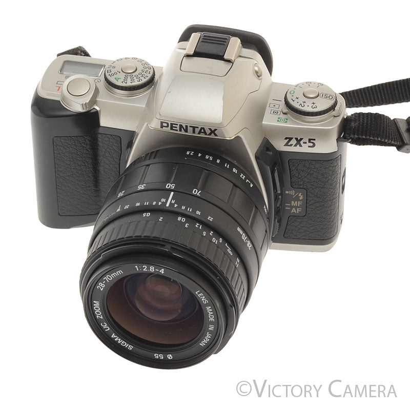 Pentax ZX-5 AF 35mm Film Camera w/ 28-70mm Zoom Lens [EXC] - Victory Camera