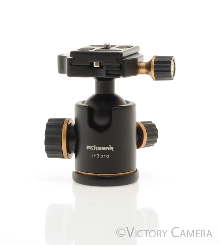 Pergear TH3 Pro Ball Head w/ QR Plate [EXC] - Victory Camera