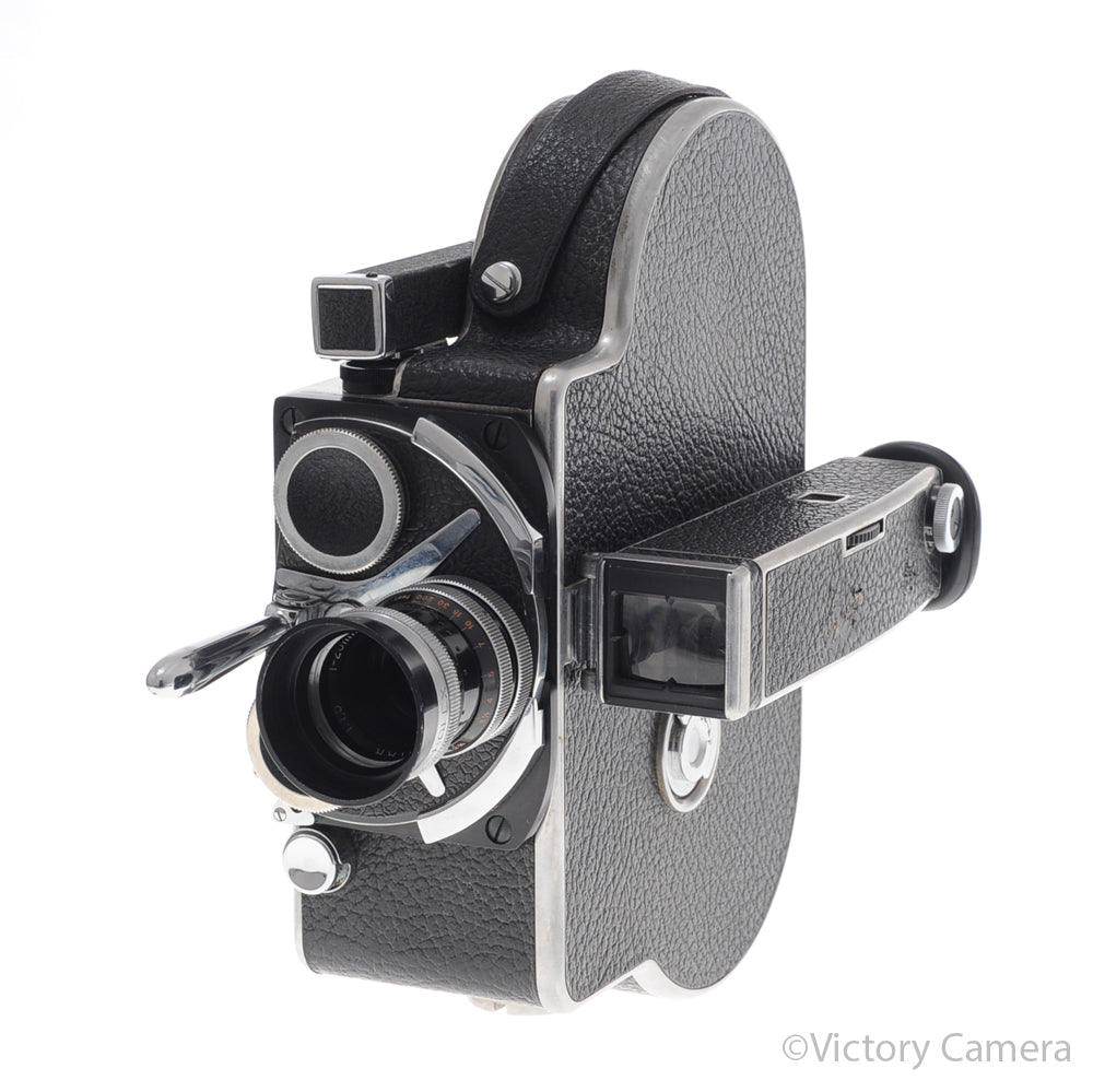 Paillard Bolex H16 16mm Movie Camera w/ 25mm f1.5 Switar Lens [EXC] image 2