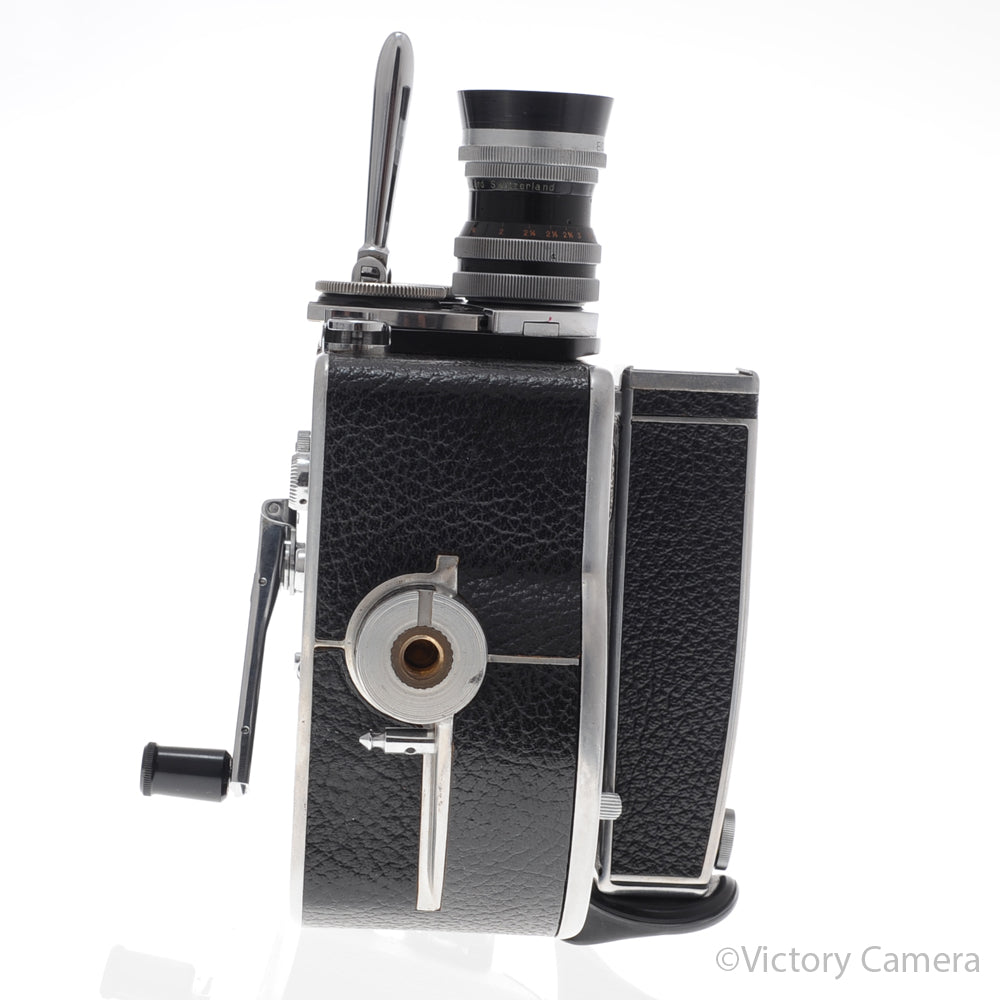 Paillard Bolex H16 16mm Movie Camera w/ 25mm f1.5 Switar Lens [EXC] image 4