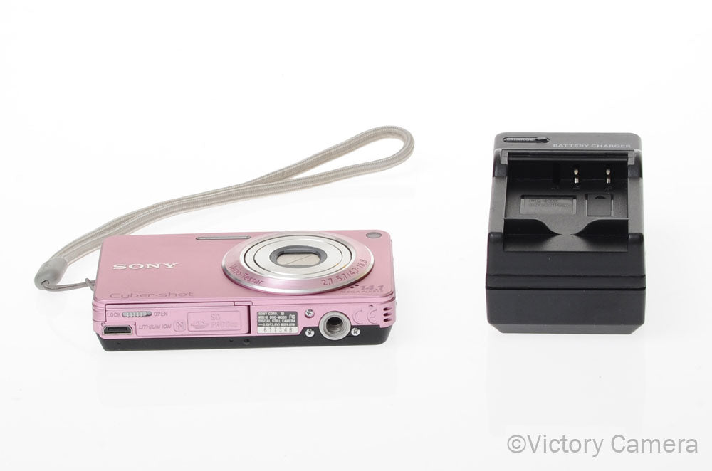 Sony Cybershot DSC-W350 Pink 14.1mp Digital Point & Shoot Camera [EXC+] - Victory Camera