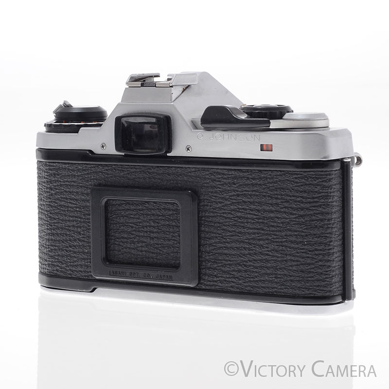 Pentax ME Super Chrome 35mm SLR Camera w/ 50mm f2 Lens [EXC] - Victory Camera