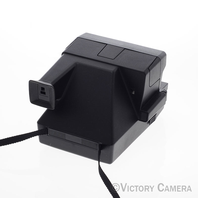 Polaroid One Step 600 Black w/ Rainbow Stripe Instant Film Camera [EXC] - Victory Camera