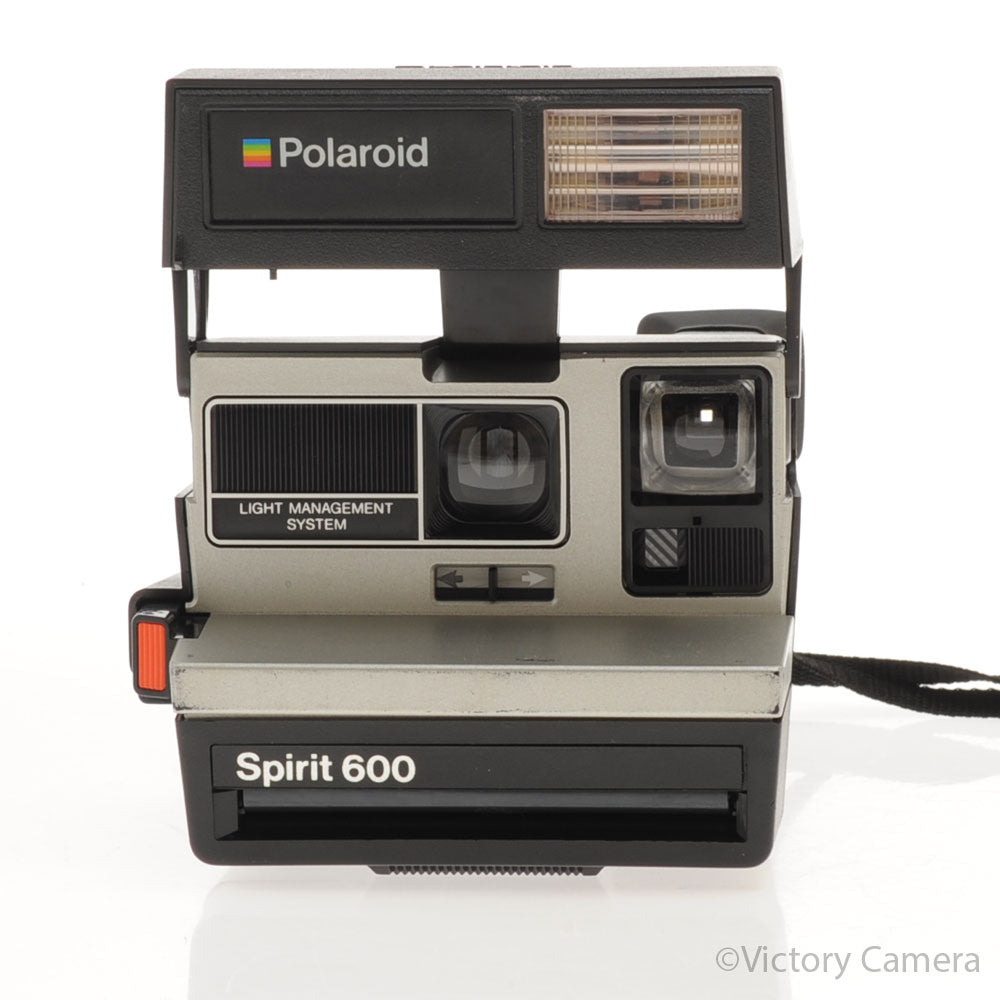 Polaroid Spirit 600 Black & Chrome Instant Film Camera [EXC+] - Victory Camera