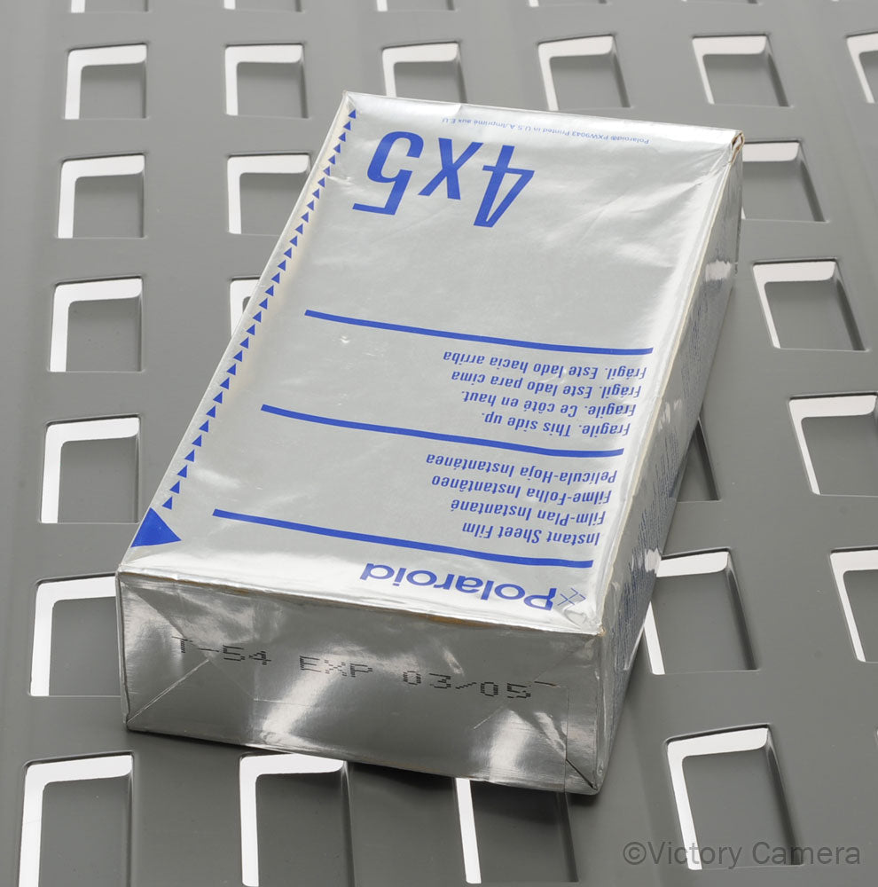 Polaroid Type 54 20 photos 4x5 ISO 100/DIN 21 B&W Film -EXPIRED 03/05- [MINT] - Victory Camera