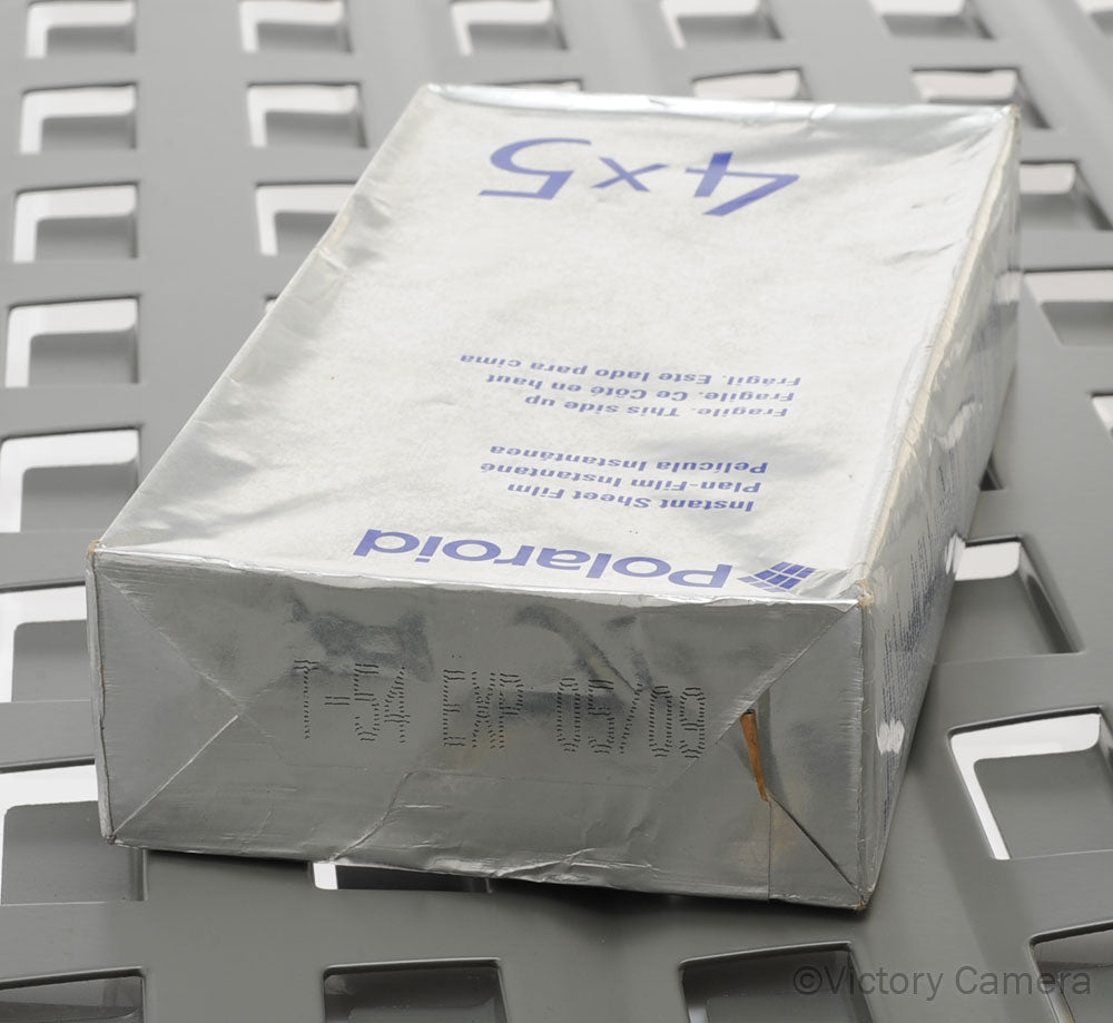 Polaroid Type 54 20 photos 4x5 ISO 100/DIN 21 B&W Film -EXPIRED 05/09- [MINT] - Victory Camera