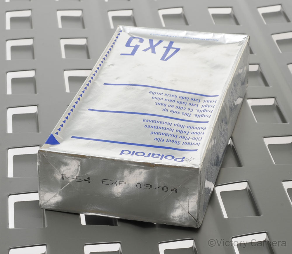 Polaroid Type 54 20 photos 4x5 ISO 100/DIN 21 B&W Film -EXPIRED 04/09- [MINT] - Victory Camera