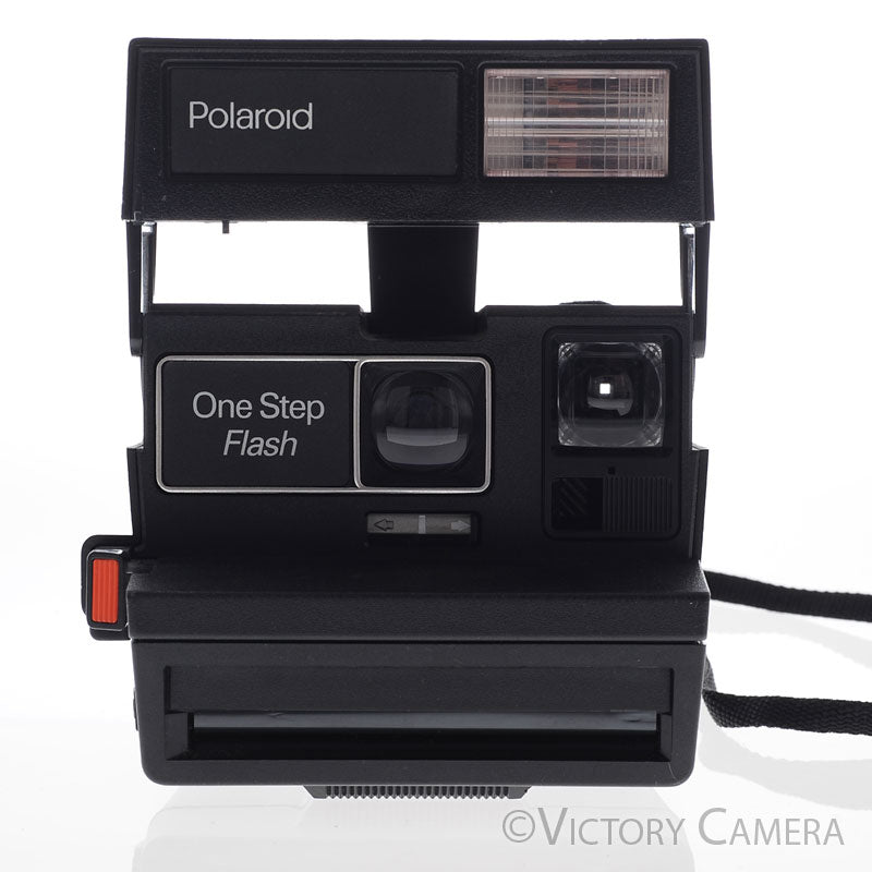 Polaroid One Step Flash 600 Black Instant Film Camera  [EXC+] - Victory Camera