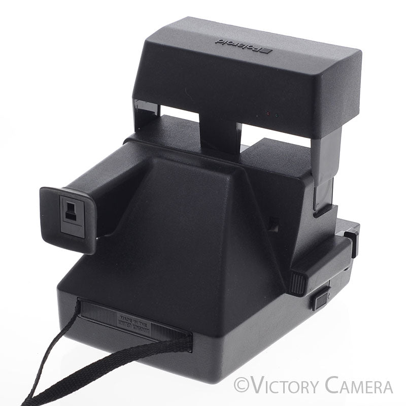 Polaroid One Step Flash 600 Black Instant Film Camera  [EXC+] - Victory Camera