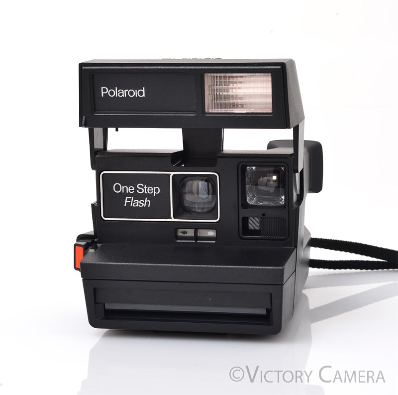 Polaroid One Step Flash 600 Black Instant Film Camera [EXC+] - Victory Camera