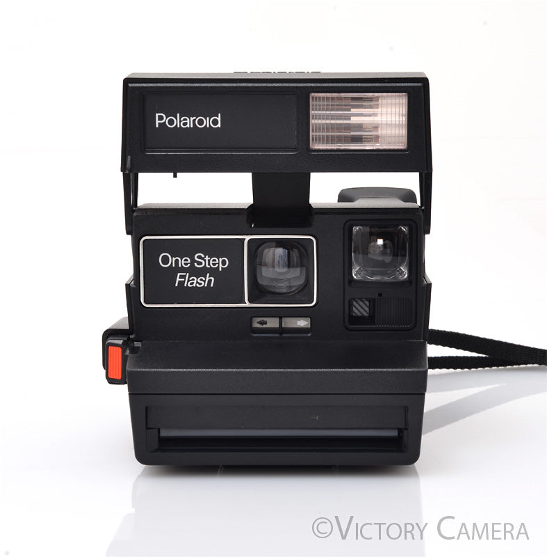 Polaroid One Step Flash 600 Black Instant Film Camera [EXC+] - Victory Camera