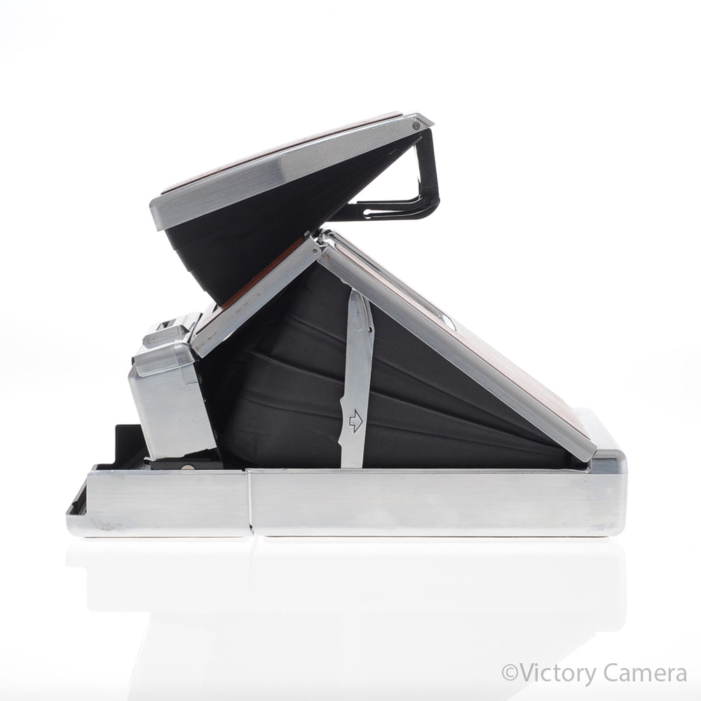 Polaroid SX-70 SX70 Chrome & Leather Camera [EXC+] image 4