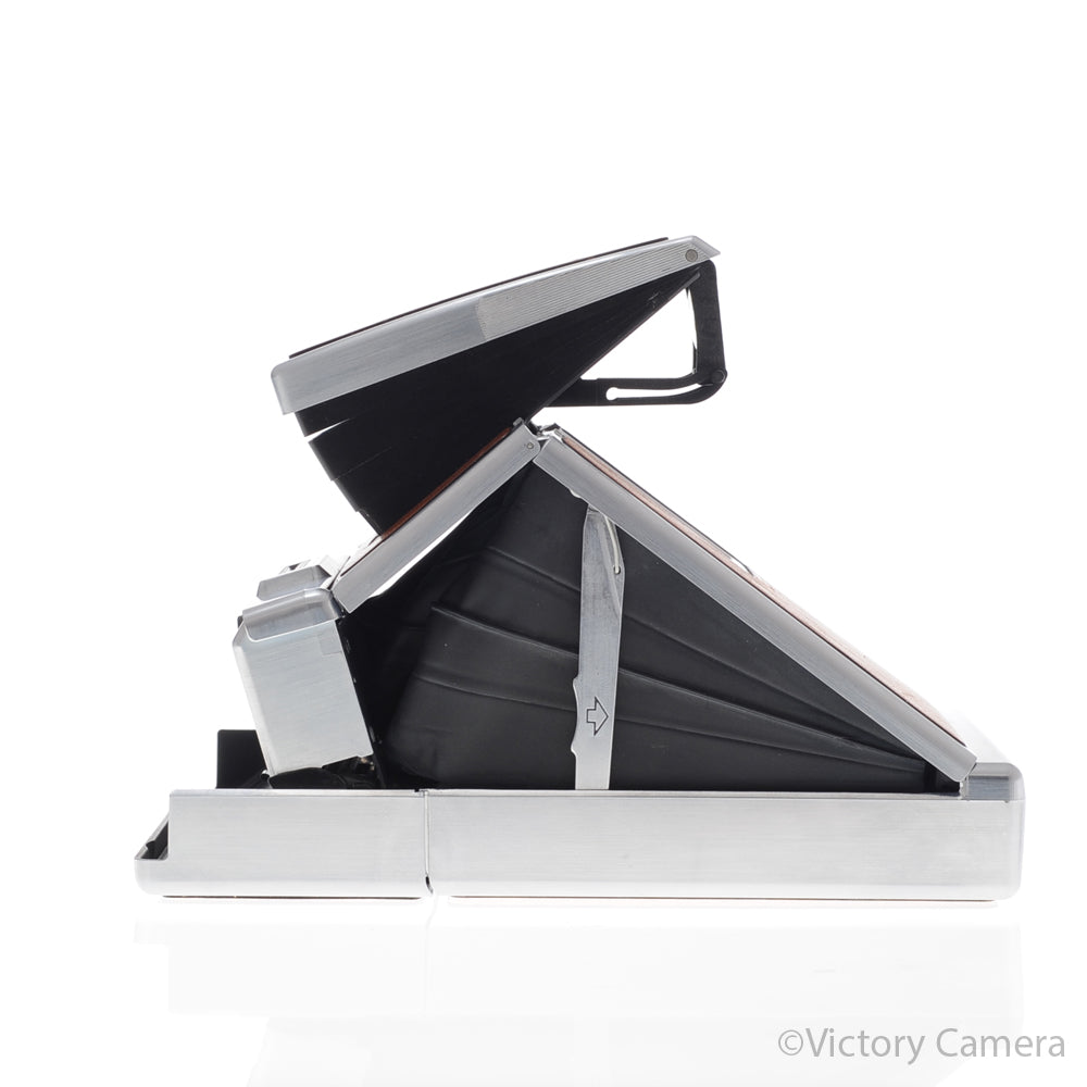 Polaroid SX-70 SX70 Chrome & Leather Camera [EXC-] image 4