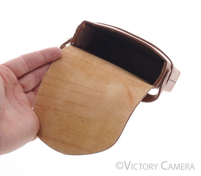 Polaroid Brown Leather Case for SX-70 SX70 Land Camera [EXC+] - Victory Camera