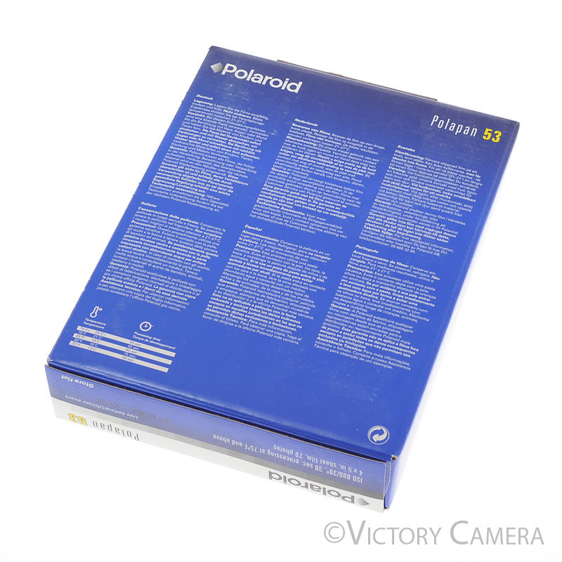 Polaroid Polapan 53 B&W Instant Film -Sealed, 20 Sheets, exp. 2003- [AS-IS]