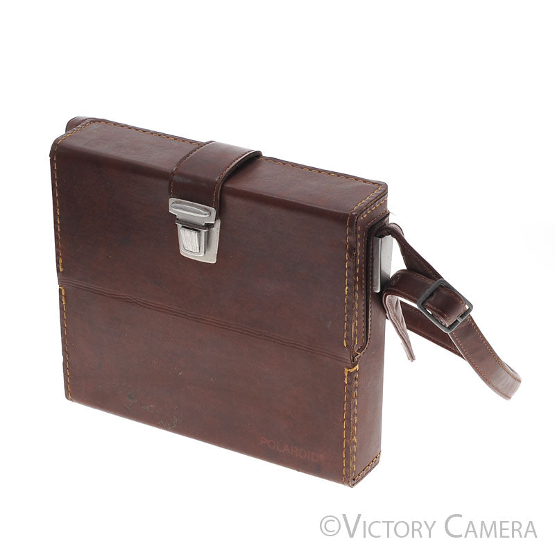 Polaroid SX-70 SX70 Brown Leather Camera System Case [EXC] - Victory Camera
