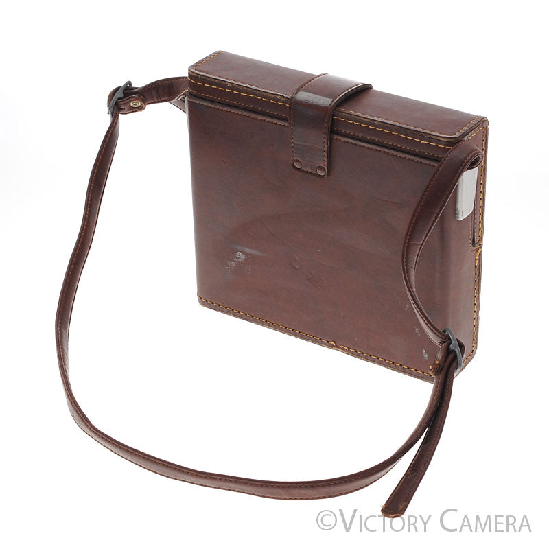 Polaroid SX-70 SX70 Brown Leather Camera System Case [EXC] - Victory Camera