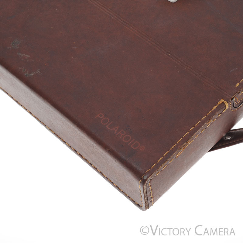 Polaroid SX-70 SX70 Brown Leather Camera System Case [EXC] - Victory Camera