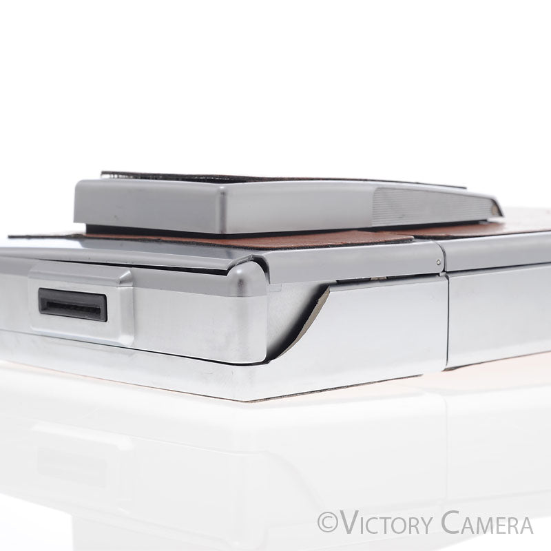 Polaroid SX-70 SX70 Alpha 1 Chrome & Leather Camera [GOOD] - Victory Camera