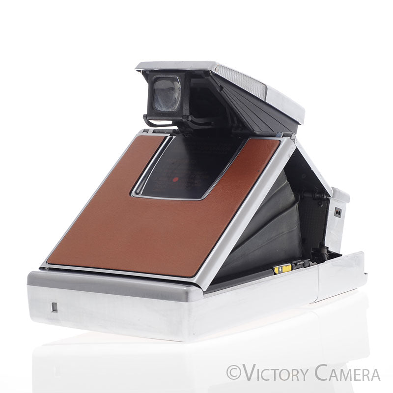 Polaroid SX-70 SX70 Chrome & Leather Camera  [EXC] - Victory Camera