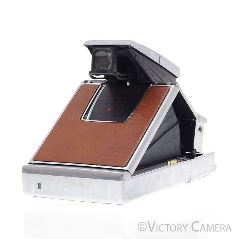Polaroid SX-70 SX70 Chrome & Leather Camera  [EXC] - Victory Camera