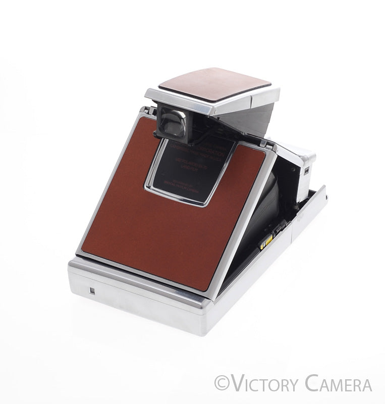 Polaroid SX-70 SX70 Chrome & Leather Camera -Brooklyn Film Camera- [EXC+] - Victory Camera