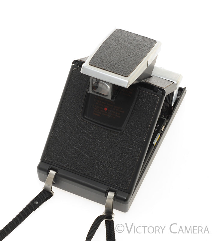 Polaroid SX-70 SX70 Land Camera Alpha Black and Chrome Instant Camera [EXC] - Victory Camera
