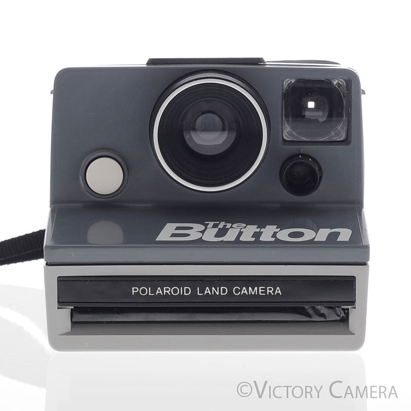 Polaroid "The Button" SX-70 Grey Land Camera Instant Film Camera [EXC] - Victory Camera