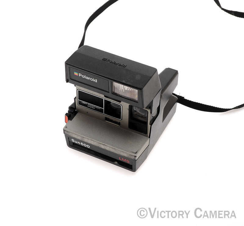 Polaroid Sun 600 LMS Black Instant Film Camera [EXC-]