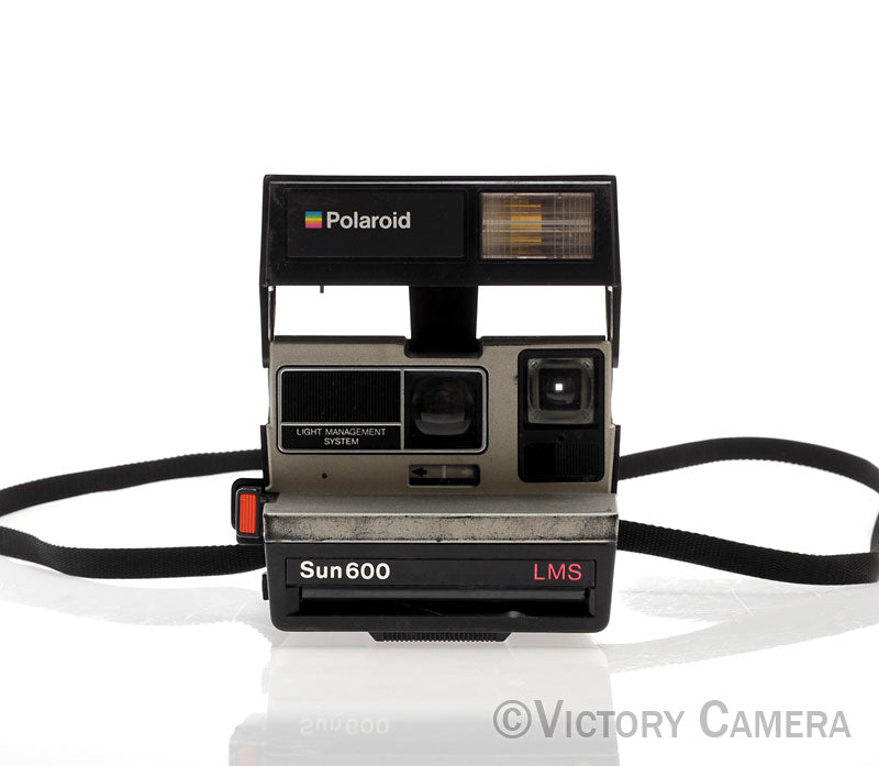 Polaroid Sun 600 LMS Black Instant Film Camera [EXC-]