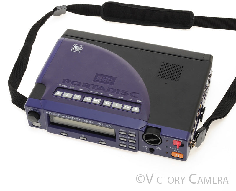 HHB Portadisc MDP 500 Professional Portable Field Minidisc Recorder [EXC+] - Victory Camera