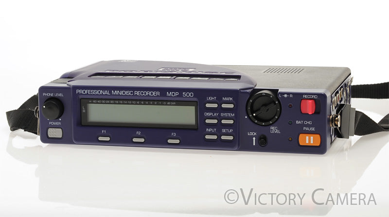 HHB Portadisc MDP 500 Professional Portable Field Minidisc Recorder [EXC+] - Victory Camera