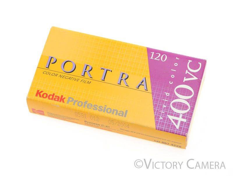 5x Kodak Portra 400VC Vivid Color 120 Medium Format (Exp. 2004) [AS-IS]